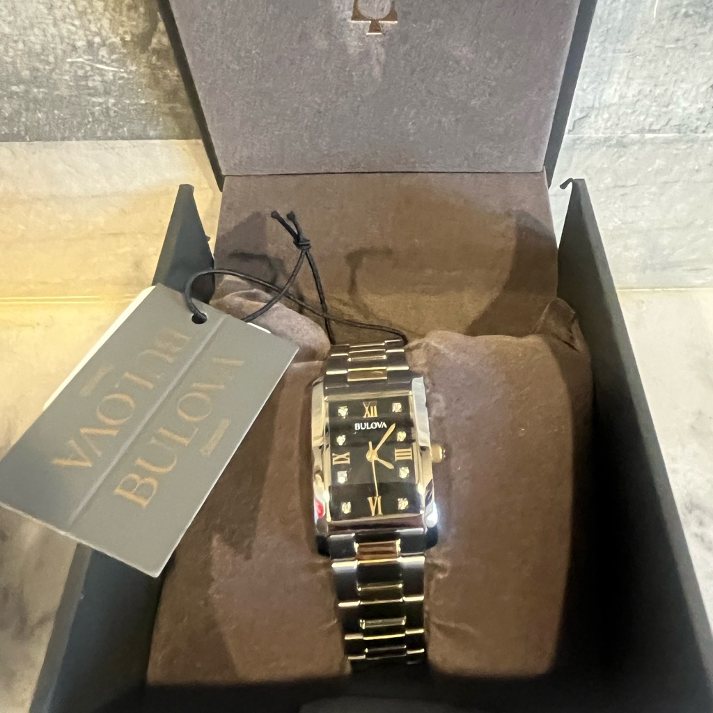 Bulova Womens Two Tone Watch